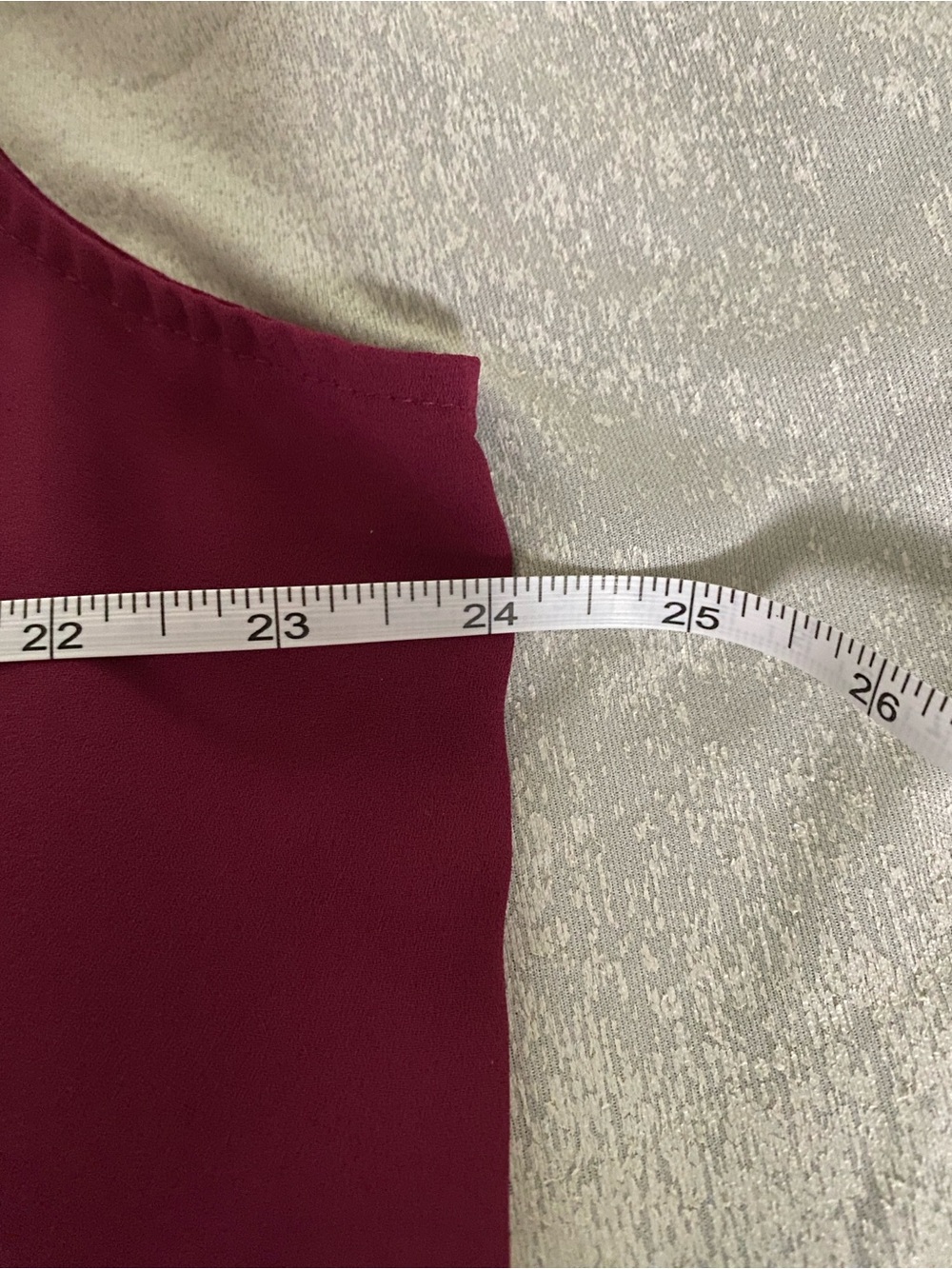ELLE XXL Magenta Ruffle Sleeve Pleated Blouse Keyhole Back Career Top - Picture 8 of 11